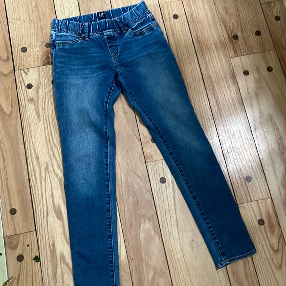 Gap 12 Regular Stretch Jeggings Blue Denim Jeans Pull On